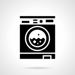 Laundry room glyph style vector icon