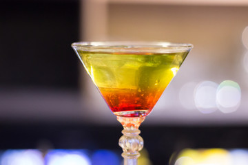 cocktail at the bar