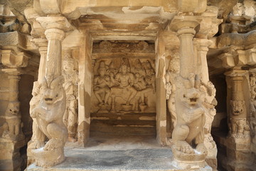 Templo Kanchi Kailasanathar, Kanchipuram, India