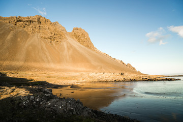 Stokksnes is a headland on the southeastern Icelandic coast, near Hofn and Hornafjördur.
