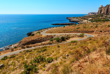 Obraz premium Bue Marino Beach, Macari, Sicily, Italy