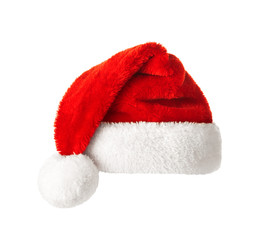 Santa Claus helper hat isolated on white background