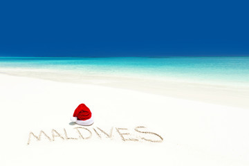 Maldives island seascape