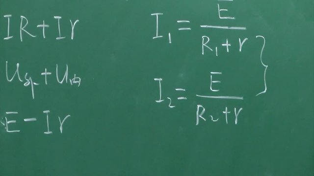 A high school physics class