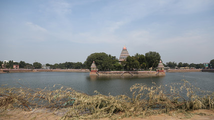 Estanque Vandiyur Mariamman Teppakulam, Madurai, India
