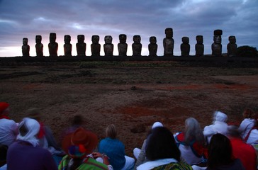 Sunset Easter Island