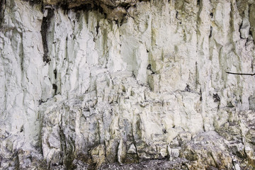 texture and the view of the Cretaceous mountain