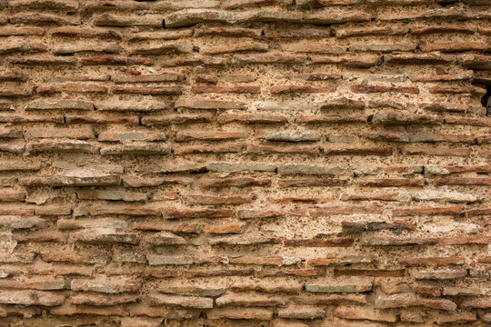 Fragment Of The Old Stone Wall Of The Fortress Of Constantinople