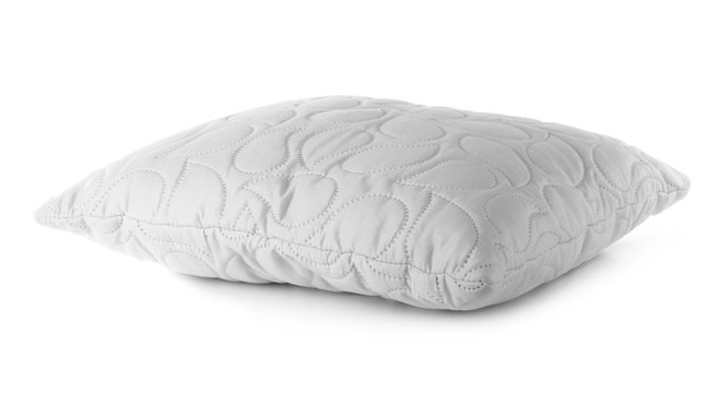 Soft pillow, isolated on white