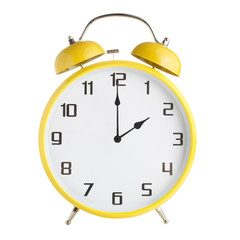 Alarm clock showing two o'clock