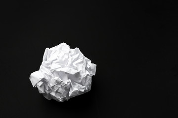 ball of white paper