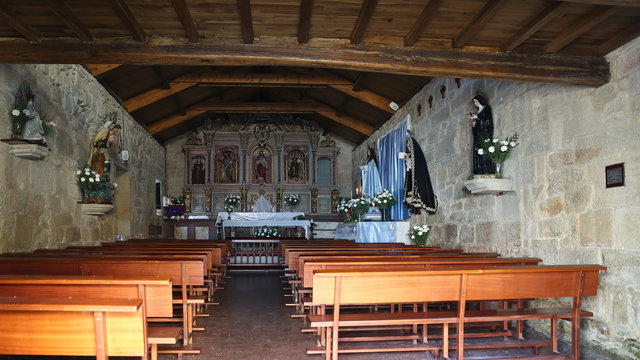 Iglesia de San Roque, Combarro, Pontevedra, Galicia, Espa&ntilde;a