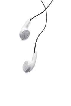 headphones isolated on white