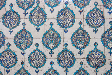 Ancient hand made Turkish - Ottoman tiles