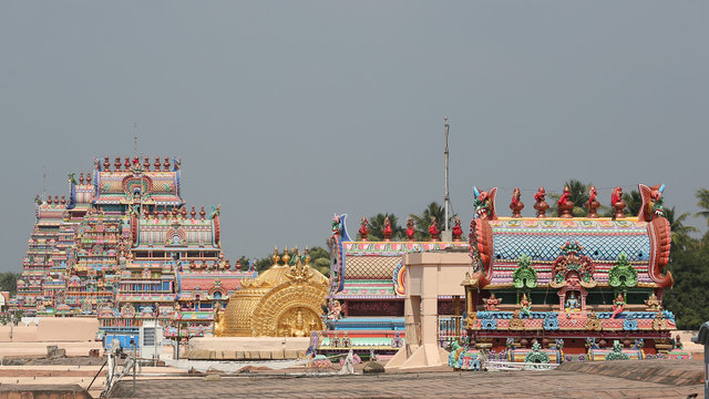 Templo Srirangam en Trichy, India