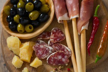 served antipasti