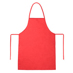 Red kitchen apron