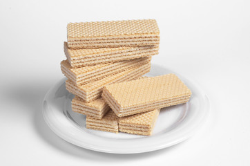 Wafers in plate