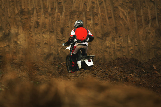 Moto cross rider