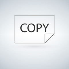 copy paper icon