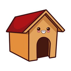 Dog house isolated