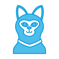 Cat head cartoon