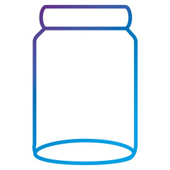 glass jar isolated icon vector illustration design