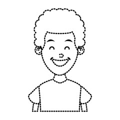 Boy smiling profile icon vector illustration graphic design