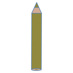 pencil school isolated icon vector illustration design