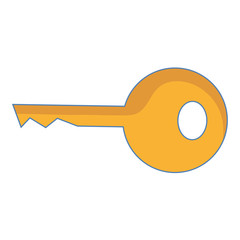 key security isolated icon vector illustration design