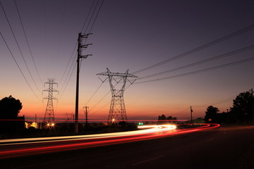 Sunset Power Line