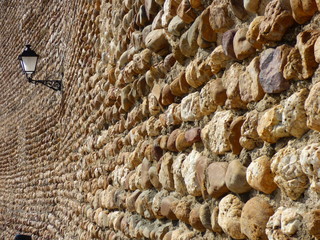 Muralla de Galisteo, pueblo historico de Cáceres,  (Extremadura, España)  Muralla de mas de 1 km