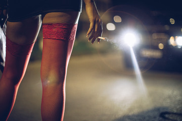 Prostitute on the street