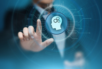 Digital Brain Artificial intelligence AI machine learning Business Technology Internet Network Concept