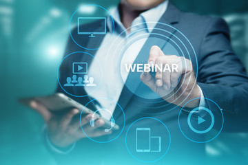 Webinar E-learning Training Business Internet Technology Concept
