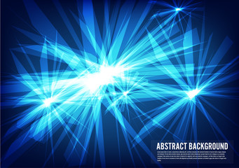 Abstract triangle blue texture background