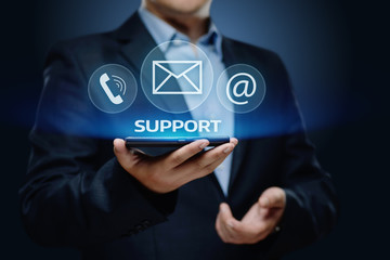 Technical Support Center Customer Service Internet Business Technology Concept