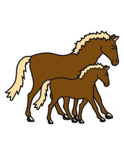 baby kind junges mama papa familie laufen gehen pferd pony reiten schnell pferdchen klein spaß schnell comic cartoon reiter schön süß niedlich