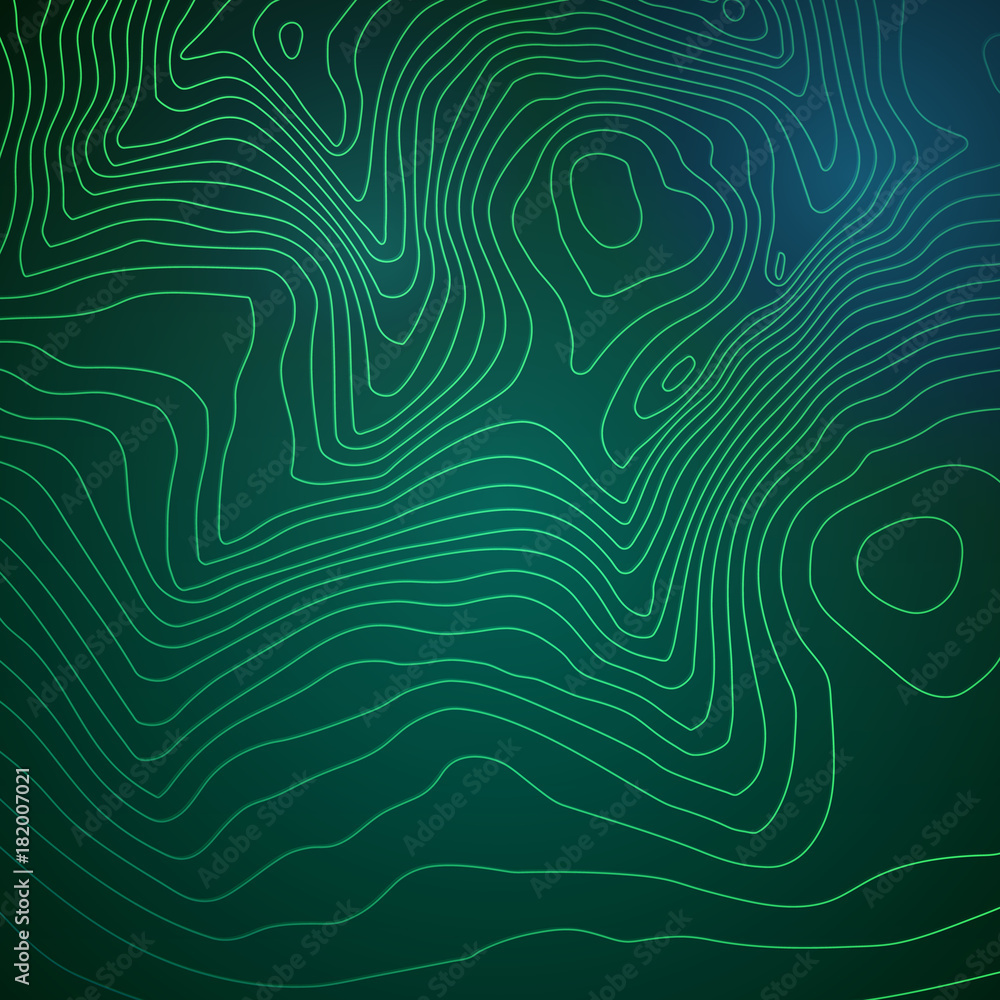 Aufkleber topographic map colorful abstract background with contour lines