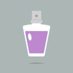 Perfume flat icon vector