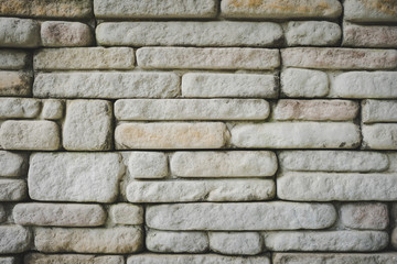 Grey stone Wall textured background.