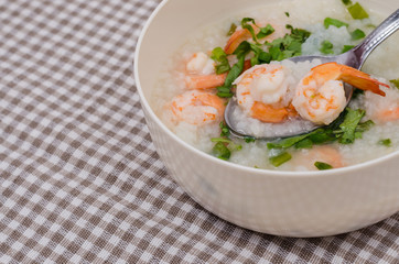 Shrimp porridge