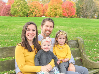Fototapeta premium Fall Family Portrait