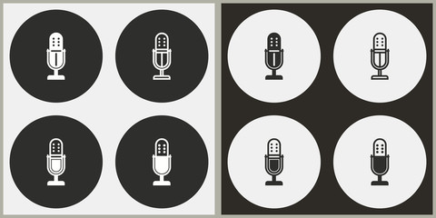 Microphone - vector icon.