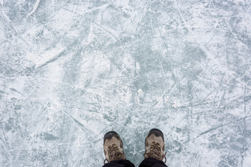 Ice rink surface