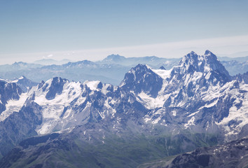Fototapeta na wymiar Ushba mountain, Greater Caucasus mountains