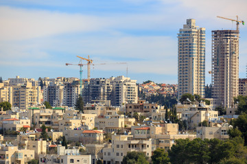 Jerusalem new buildings construction