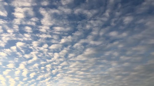 cirrus clouds float across the sky 