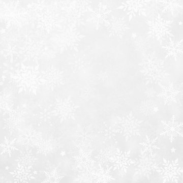 White crystal Abstract Christmas Background