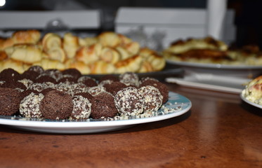 Sweets on the table